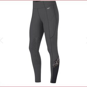 EUC. Kerrits Free Style Pocket Tight Knee Patch - BSIDIAN/LUCKYRIDE - Large